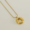 Wholesale Fashion Stainless Steel And Titanium Steel Letter Snake Bone Chain Necklace With Polishing Treatment