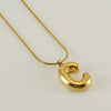Wholesale Fashion Stainless Steel And Titanium Steel Letter Snake Bone Chain Necklace With Polishing Treatment