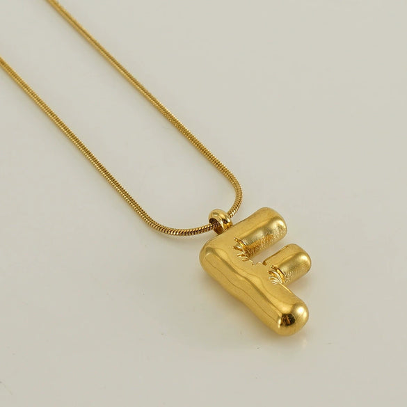 Wholesale Fashion Stainless Steel And Titanium Steel Letter Snake Bone Chain Necklace With Polishing Treatment