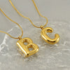 Wholesale Fashion Stainless Steel And Titanium Steel Letter Snake Bone Chain Necklace With Polishing Treatment