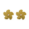 Wholesale Fashion 316L Stainless Steel Flower Earrings With Electroplating For Women