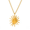 Wholesale Fashion 316L Stainless Steel Geometric Clavicle Chain Necklace With Electroplating