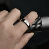 Wholesale Fashion Stainless Steel Geometric Electroplated Ring For Lovers And Unisex