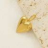 Wholesale Fashion Stainless Steel Love Pendant Peach Heart Necklace With Electroplating For Men And Women