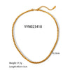 Wholesale Fashion Titanium Steel And Stainless Steel Bracelet And Necklace Set With Twist Chain And S Pattern Pvd Furnace Real Gold Electroplating For Women And Unisex