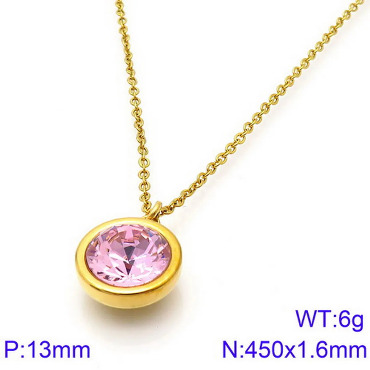 Titanium Steel 18K Gold Plated Korean Style Plating Animal Necklace