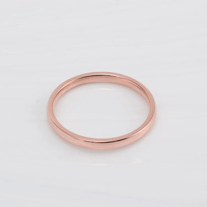 Wholesale Fashion Titanium Steel Plated 18k Rose Gold Fine Ring Gooddiy