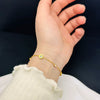 Wholesale Fashion Trend Roman Bracelet For Women Titanium Steel Electroplated With Letter Number Text Patterns