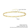 Wholesale Fashion Unisex Geometric Copper Bracelet Set With Electroplating Processing
