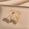 Wholesale Fashion Unisex Snake Shape Inlaid Zircon Titanium Steel And Copper Necklace And Earrings Set