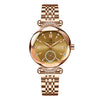Wholesale Fashion Waterproof Quartz Ladies Watch With Stainless Steel Band And Round Dial