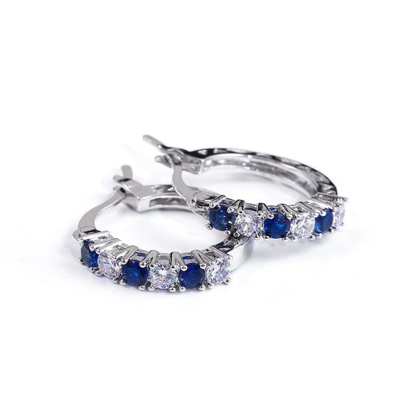 Wholesale Fashion Women's Copper Zircon Earrings With Animal And Zodiac Patterns