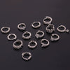 Wholesale Fashion Women's Copper Zircon Earrings With Flower Pattern And Mini Round Shape