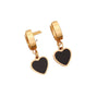 Wholesale Fashion Women's Jewelry Set With Heart Shaped Pendant Stainless Steel Clavicle Chain Electroplated Double Layer O Chain