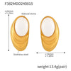 Wholesale Fashion Women's Natural Opal Stainless Steel Ring Earrings Pvd Plated