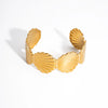 Wholesale Fashion Women's Stainless Steel Bracelets With Pvd Furnace Vacuum Real Gold Plating
