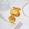 Wholesale Fashion Women's Stainless Steel Bracelets With Pvd Furnace Vacuum Real Gold Plating