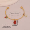Wholesale Fashionable Elegant And Versatile Flower Heart Multielement Stainless Steel Electroplated Bracelet For Office Ladies