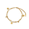 Wholesale Fashionable Elegant Butterfly 18K Gold Electroplated Titanium Steel And Stainless Steel Necklace And Double Layer Anklet For Women With Animal And Zodiac Shapes