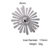 Wholesale Fashionable Gold Electroplated Geometric Stainless Steel Women's Ring