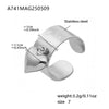 Wholesale Fashionable Love Open Peach Heart Ring In Stainless Steel With Electroplating For Women