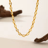Wholesale Fashionable 2025 New Stainless Steel Jewelry Set With Small Animal Patterns For Women Electroplated Necklace And Bracelet
