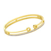 Wholesale Fashionable Personality Simple Versatile Women's Titanium Steel Bracelets With Electroplating Treatment