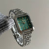 Wholesale Fashionable Square Dial Stainless Steel Quartz Wristwatch For Women