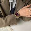Wholesale Fashionable Women's Watch With Round Dial And Steel Band Made Of Metal