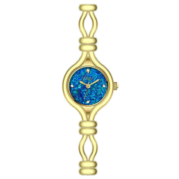Wholesale Female Bracelet Watch Alloy Mineral Reinforced Glass Mirror Round Medieval Style