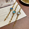 Wholesale Female Bracelet Watch Alloy Mineral Reinforced Glass Mirror Round Medieval Style