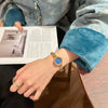 Wholesale Female Bracelet Watch Alloy Mineral Reinforced Glass Mirror Round Medieval Style