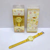 Wholesale Female Casual Alloy And Plastic Sanrio Kitty Heart Cartoon Quartz Watch With Spiral Crown And Pin Buckle