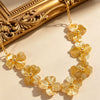 Wholesale Female Gold Zinc Alloy Flower Waist Chain Fashionable Versatile Dress Waist Accessory