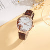 Wholesale Female Medieval Retro Gift Set With Alloy Belt Watch And Bracelet Oval Dial