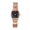 Wholesale Female Retro Square Compact Simple Popular Ins Style Steel Band Quartz Watch