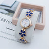 Wholesale Female Student Fashionable Alloy Bracelet Watch With Round Dial And Printed Logo