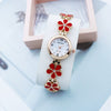 Wholesale Female Student Fashionable Alloy Bracelet Watch With Round Dial And Printed Logo