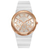Wholesale Female Students' Fashion Silicone Watch With Rhinestones Round Dial And Sapphire Crystal Glass Mirror Luxury Leisure Style