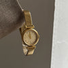 Wholesale Female Students' Retro Simple Metal Disc Watch With Stainless Steel Buckle And Round Dial