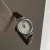 Wholesale Female Students' Retro Simple Metal Disc Watch With Stainless Steel Buckle And Round Dial