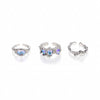 Wholesale Female Sweet Love Open Ring Two Piece Set In Alloy With Heart Shape And Electroplating