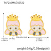 Wholesale Ferris Wheel Cartoon Girl Princess Design Stainless Steel And Titanium Steel Electroplated Jewelry Set For Children And Unisex