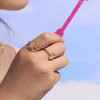 Wholesale Ferris Wheel Cartoon Girl Princess Design Stainless Steel And Titanium Steel Electroplated Jewelry Set For Children And Unisex