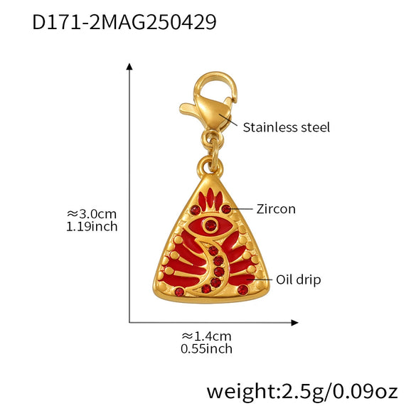 Wholesale Ferris Wheel Devil's Eye Multiaccessory Necklace And Bracelet Set For Women Fashion Stainless Steel And Titanium Steel Electroplated Jewelry