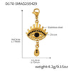 Wholesale Ferris Wheel Devil's Eye Multiaccessory Necklace And Bracelet Set For Women Fashion Stainless Steel And Titanium Steel Electroplated Jewelry