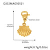 Wholesale Ferris Wheel Ocean Shell Multiaccessory Diy Bracelet Geometric Stainless Steel 18K Gold Plated Women's Fashion Bracelet