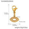 Wholesale Ferris Wheel Star Heart Diamond Pendant Tassel Stainless Steel Goldplated Electroplated Colorpreserving Handmade Diy Bracelet Fashion Geometric Jewelry