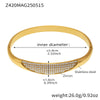 Wholesale Ferris Wheel Zircon Stainless Steel 18K Gold Plated Exquisite Bracelet Jewelry With Geometric Fashion Style
