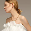 Wholesale Figaro Chain Necklace S925 Sterling Silver Geometric Style Electroplated